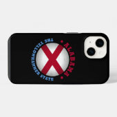 ALABAMA STAAT FLAG iPhone HÜLLE (Rückseite (Horizontal))
