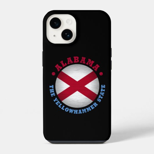 ALABAMA STAAT FLAG iPhone HÜLLE (Rückseite)