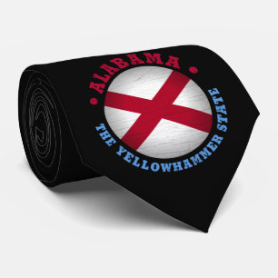 ALABAMA STAAT FLAG KRAWATTE