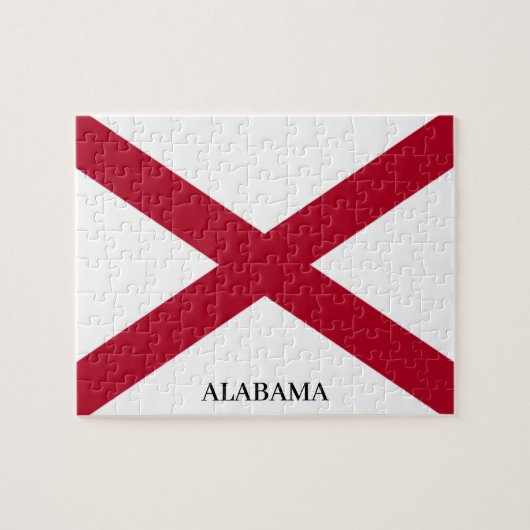 ALABAMA STAAT FLAG PUZZLE (Horizontal)