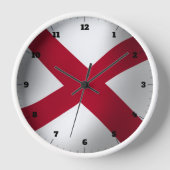 ALABAMA STAAT FLAG UHR (Vorderseite)