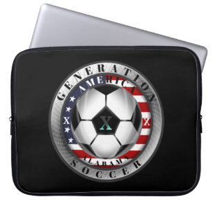 Alabama Staat Generation X American Soccer Laptopschutzhülle