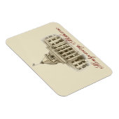 Alabama Staat Hauptstadt Flexible Magnet (Rechte Seite)