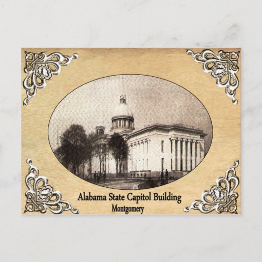 Alabama Staat Hauptstadt Gebäude Alte Postkarte (Vorderseite)