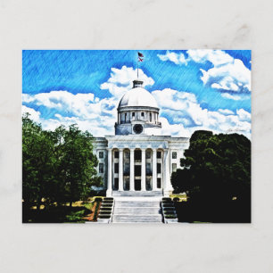 Alabama Staat Hauptstadt Postkarte