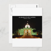 ALABAMA STAAT HAUPTSTADT POSTKARTE (Vorne/Hinten)