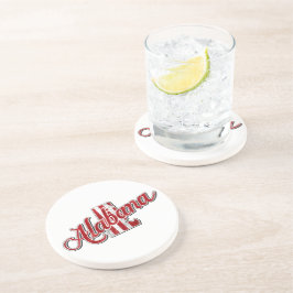 Alabama Staat Kontur Getränkeuntersetzer