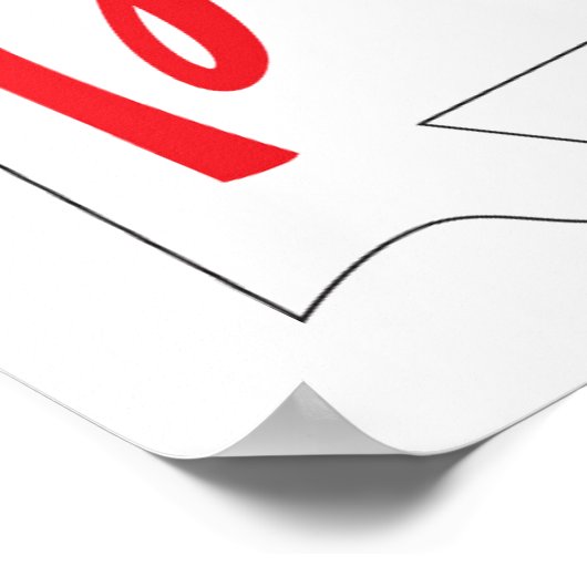 Alabama Staat Kontur Poster (Ecke)