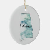 Alabama Staat Malerei Illustration Ornament (Rechts)