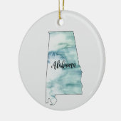 Alabama Staat Malerei Illustration Ornament (Links)