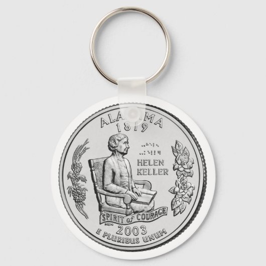 Alabama Staat Quarter Schlüsselanhänger (Vorderseite)