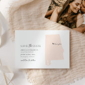 Alabama Staat Save the Date Card Einladung