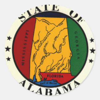 Alabama Staat Siegel Stickers