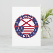 Alabama, Staaten der USA, Einladung (Stehend Vorderseite)