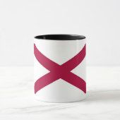 Alabama-Staats-Flagge Tasse (Zentrum)