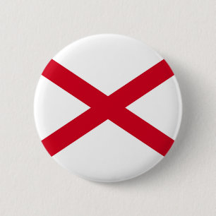 Alabama-Staats-Flaggen-Entwurf Button