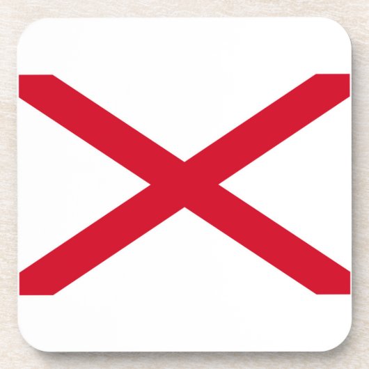 Alabama-Staats-Flaggen-Entwurf Getränkeuntersetzer (Vorderseite)