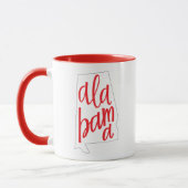 Alabama-Staats-Kontur Tasse (Links)