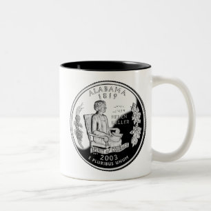 Alabama-Staats-Viertel Zweifarbige Tasse