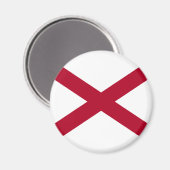 Alabama Staatsflagge Magnet (Vorderseite/Rückseite)