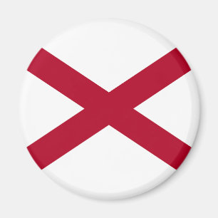 Alabama Staatsflagge Magnet