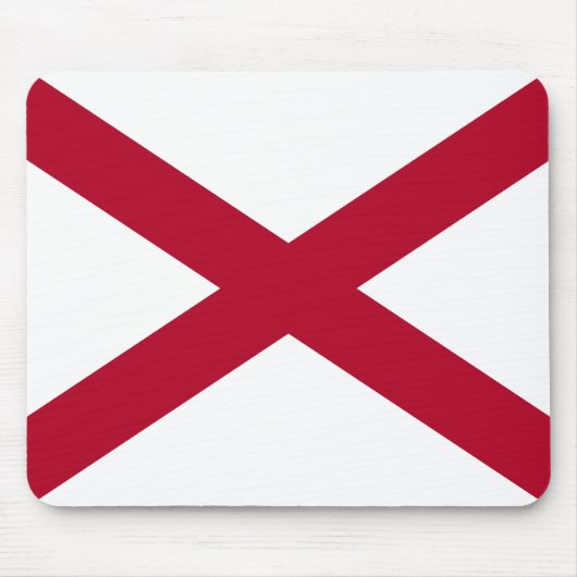 Alabama Staatsflagge Mauspad (Vorne)
