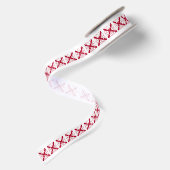Alabama-Staatsflagge Satinband (Rückseite)