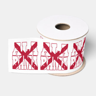 Alabama Staatsflagge Typografie-Design Ripsband