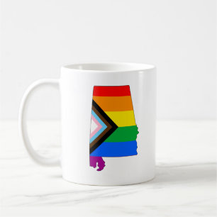 Alabama Staatsstolz LGBTQ Progress Prix Kaffeetasse