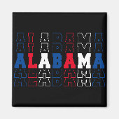 Alabama Stacks Art Magnet (Vorne)