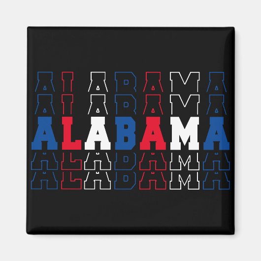 Alabama Stacks Art Magnet (Vorne)