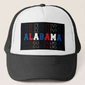 Alabama Stacks Art Truckerkappe (Vorderseite)