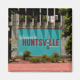 Alabama-Stadt Huntsville Magnet