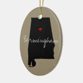 Alabama-Stadt Keramikornament (Links)