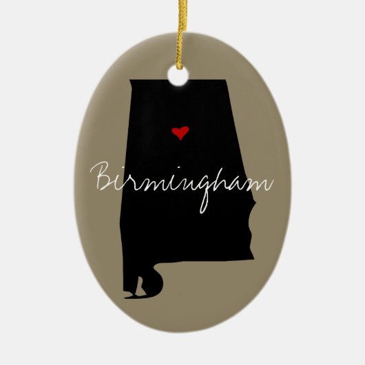 Alabama-Stadt Keramikornament (Vorne)