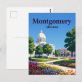Alabama State Capitol Alabama Postkarte (Vorne/Hinten)