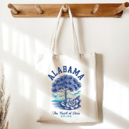 Alabama State Emblem – Camellia Flower and Heritag Tragetasche