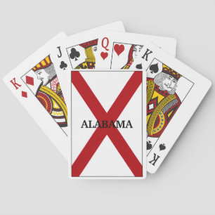 Alabama State Flag Custom Playing Cards Spielkarten