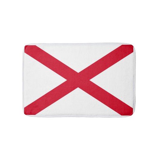 Alabama State Flag Design Badematte (Vorderseite)