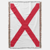 Alabama State Flag Design Decke (Vorderseite Vertikal)