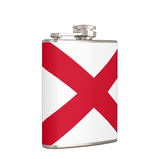 Alabama State Flag Design Flachmann (Rechts)