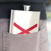 Alabama State Flag Design Flachmann (Beispiel)