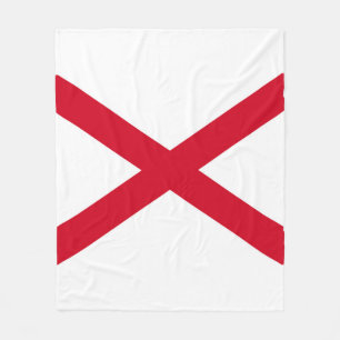 Alabama State Flag Design Fleecedecke