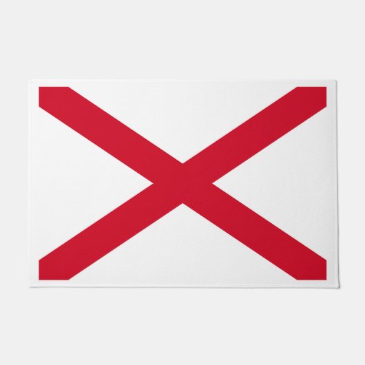 Alabama State Flag Design Fußmatte (Vorderseite)