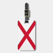 Alabama State Flag Design Gepäckanhänger (Vorderseite vertikal)