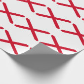 Alabama State Flag Design Geschenkpapier (Ecke)