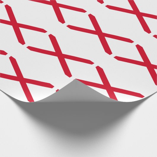 Alabama State Flag Design Geschenkpapier (Ecke)