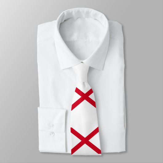 Alabama State Flag Design Krawatte (Gebunden)