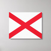 Alabama State Flag Design Leinwanddruck (Vorderseite)
