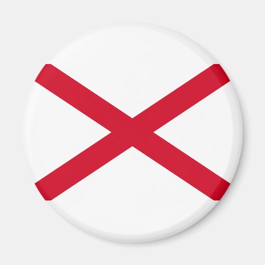 Alabama State Flag Design Magnet (Vorne)